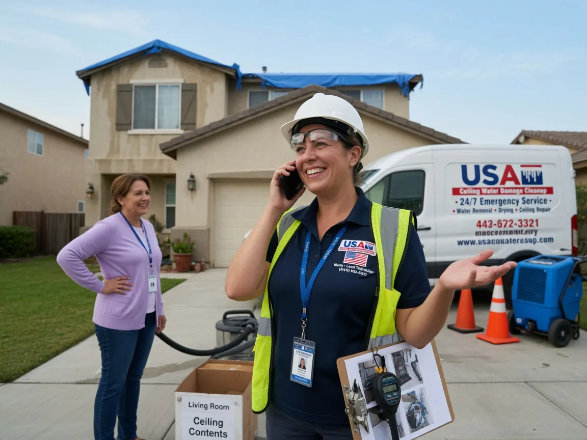 Ceiling Water Damage Restoration Tekonsha, MI FAQs
